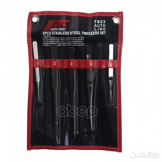 Набор пинцетов из нержавеющей стали 5шт JTC JTC