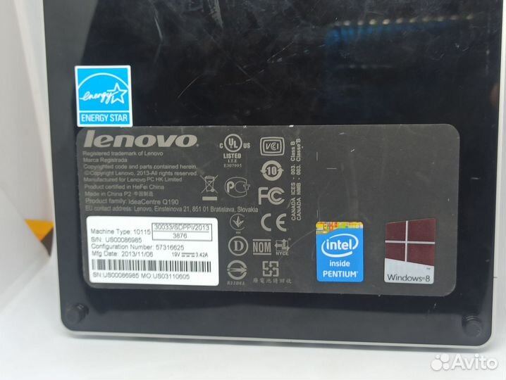 Неттоп Lenovo IdeaCentre Q190