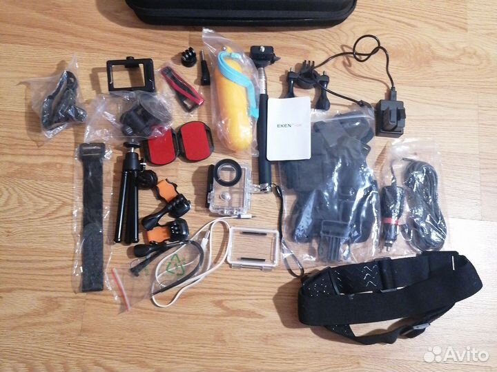 Экшен камера. Чемодан. Набор для экшен камеры