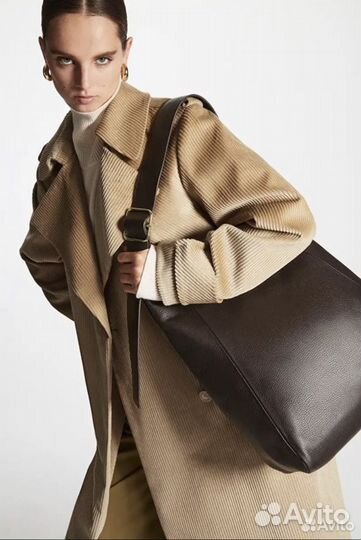 Сумка COS темно-горичневая