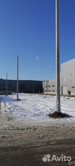 Установка опор лэп