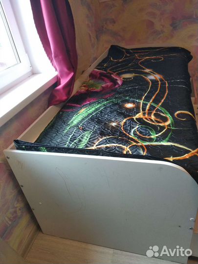 Детская кровать от 3 лет с матрасом бу