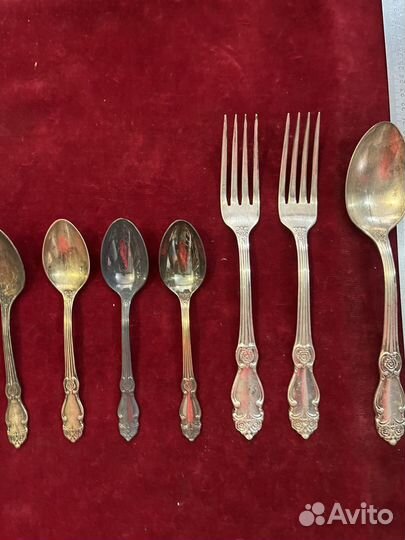 Мельхиор серебряная роза