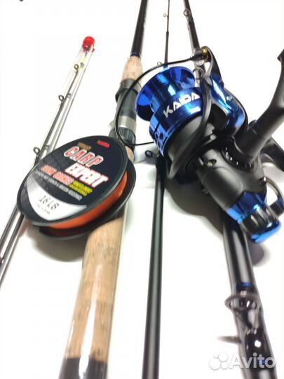 Комплект Новичок: фидер+ катушка+леска