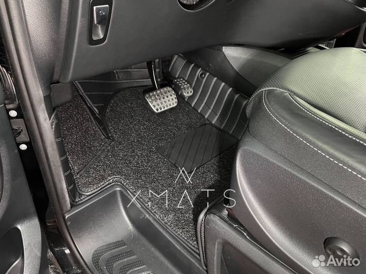 3D коврики из экокожи в Mercedes-Benz V-class W447