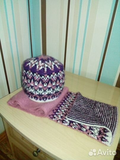 Шапка+шарф