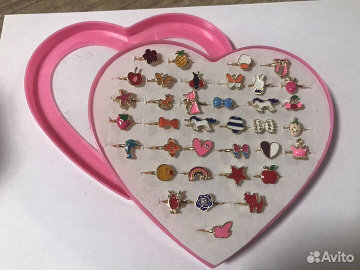 Набор детских колечек