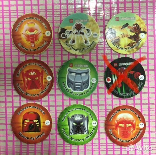 Фишки Cheetos Bionicle, Симпсоны Тазо