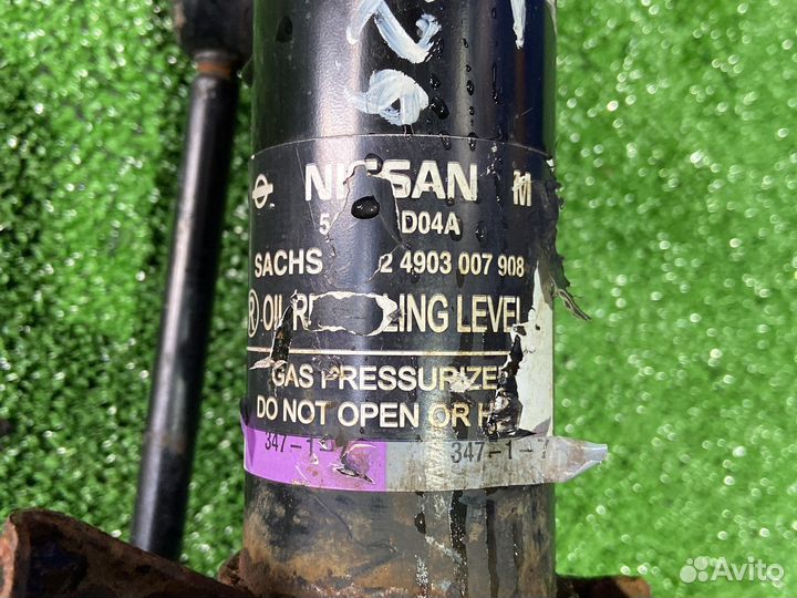 Передний амортизатор nissan qashqai