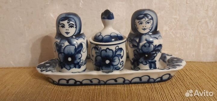 Гжель набор для специй 