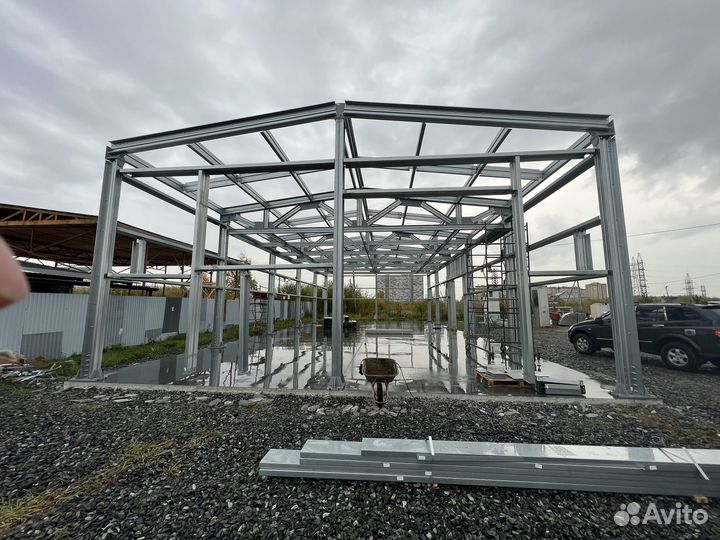 Ангар склад сто автомойка