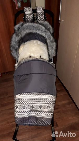 Коляска-санки