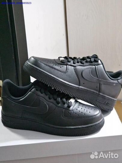 Кроссовки Nike Air Force 1 Black оригинал