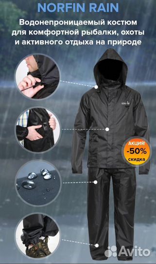 Костюм от ветра и дождя