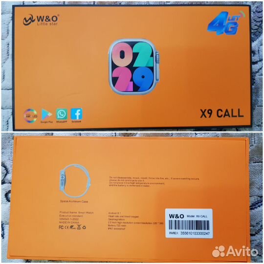 Смарт часы X9 Call c WiFi и сим картой