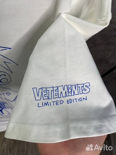 Футболка Vetements Anime Оверсайз