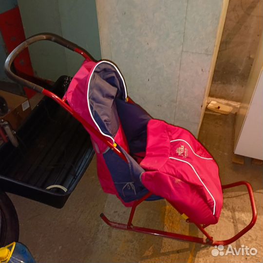 Детские зимние санки