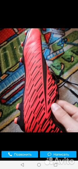 Футбольные бутсы 36 размер nike