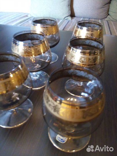 Набор фужеров/бокалов/стопки (Чехия)