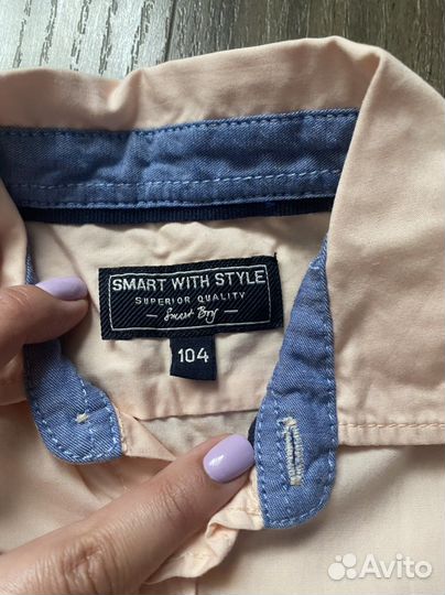 Рубашка+жилет на 104 см