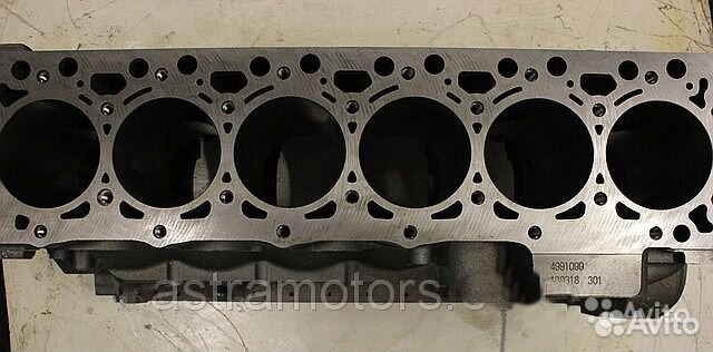 Блок цилиндров Cummins 6ISBe QSB 6.7
