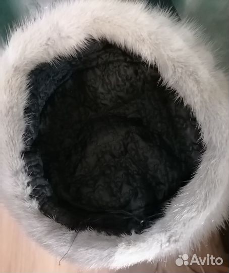 Шапка норковая - берет р. 56-58