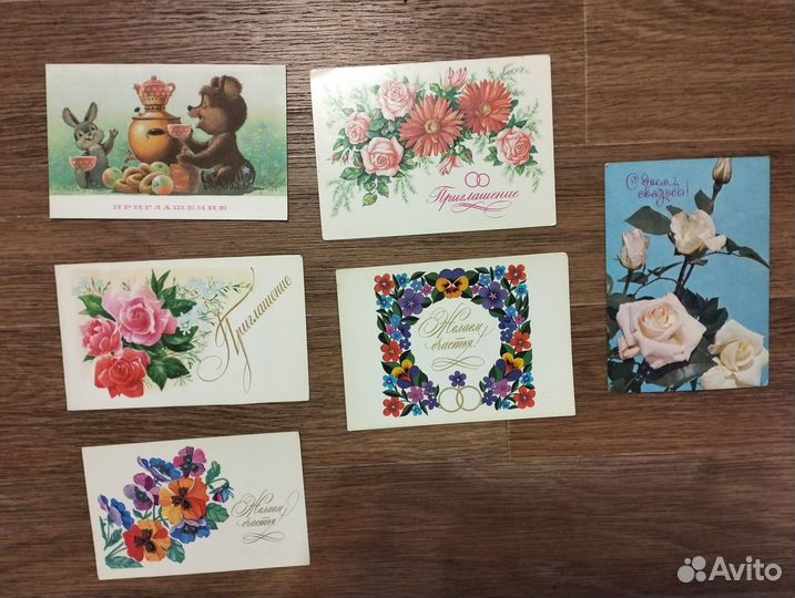 Тематические открытки и календарики СССР