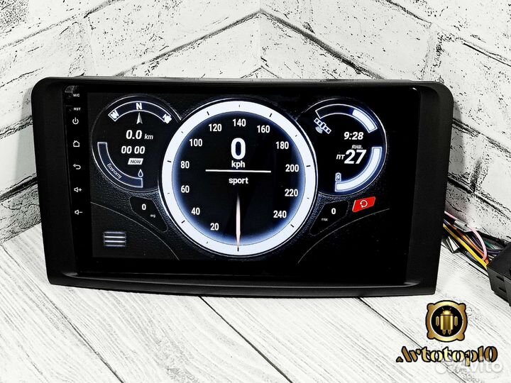 Магнитола Mercedes ML 164 андрйд
