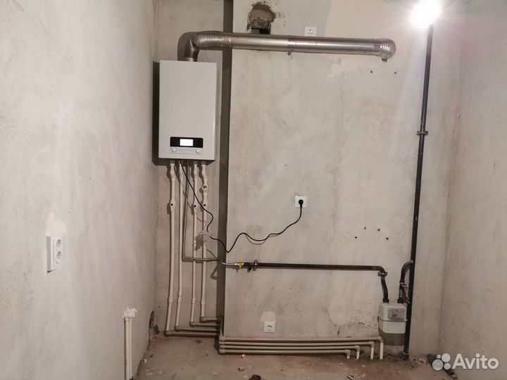 Подкл-е газ. плит, перенос котла, счётчика, труб