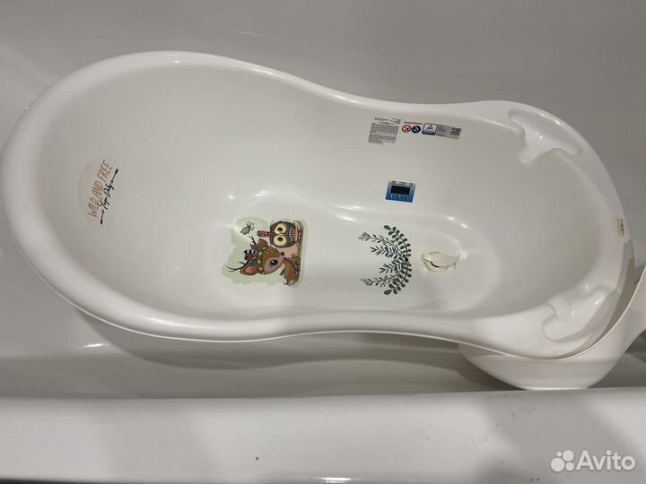 Ванночка для купания с горкой