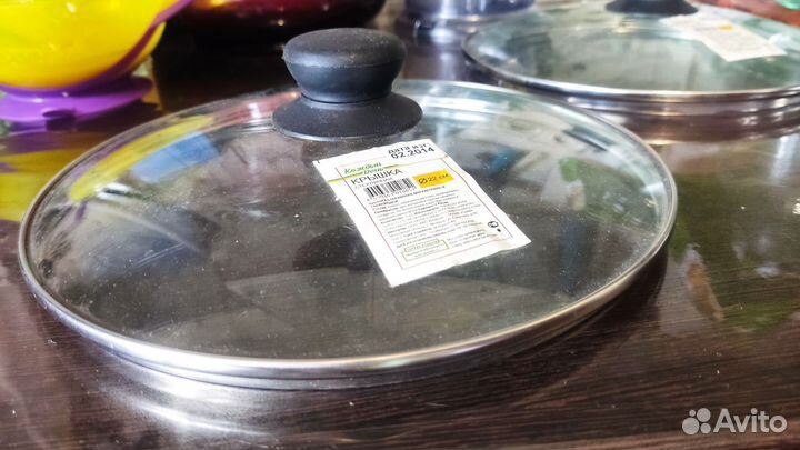 Крышка стеклянная для сковороды/кастрюли