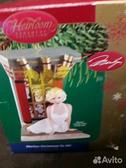 Мэрилин Монро Marilyn Monroe новогодняя игрушка ко