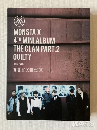 Альбом monsta x 4th mini album guilty ver.guilty