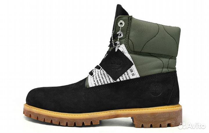 Timberland premium Outdoor Boots Men Black/Green (40)