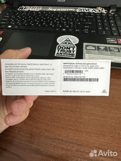 Наушники apple AirPods 3