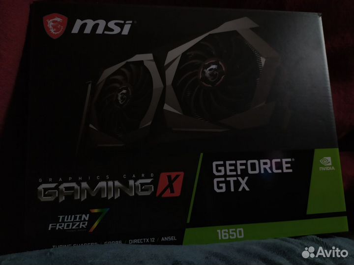 Видеокарта MSI GeForce GTX 1650 D6 gaming X