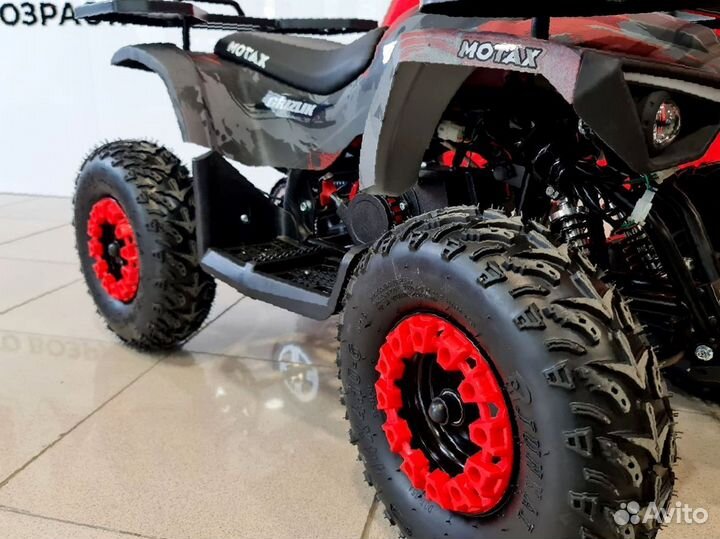 Детский квадроцикл Mini Grizlik X16 (PS) красный