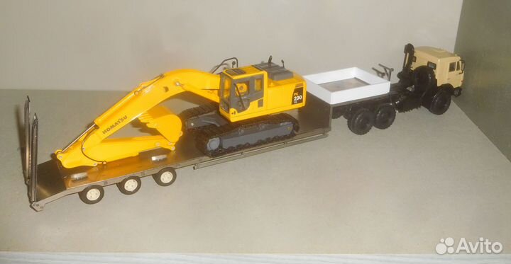 Масштабная модель 1:43 колеса R17 низкорамный трал