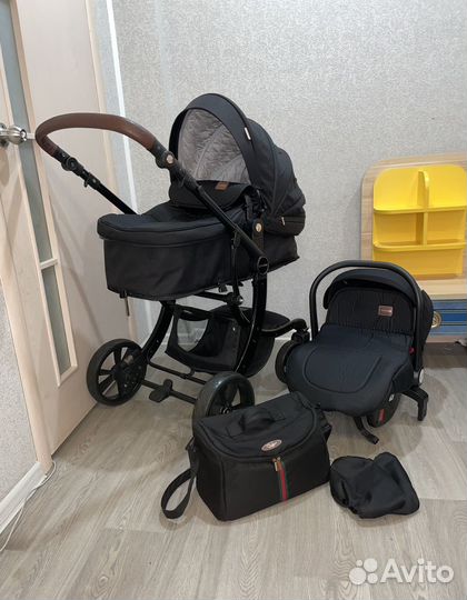 Коляска Luxmom Dalux 3 в 1 как новая