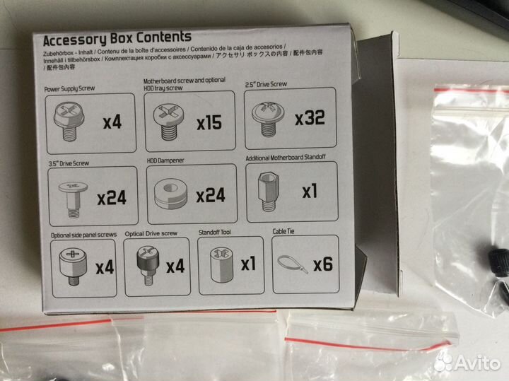 Крепежи к корпусу fractal define r6