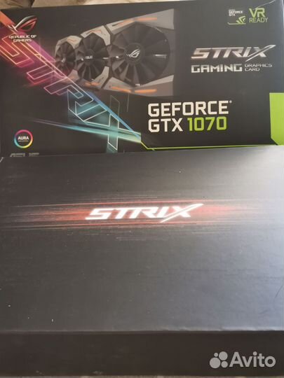 Видеокарта Asus Rog Strix gtx 1070