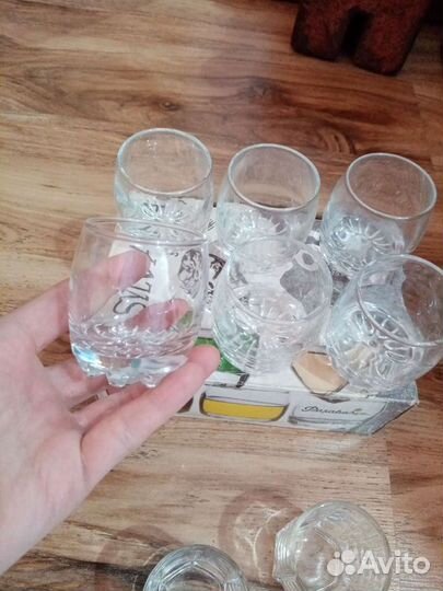 Рюмки, бокалы новые