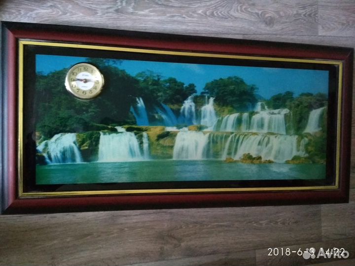 Картина Водопад с подсветкой