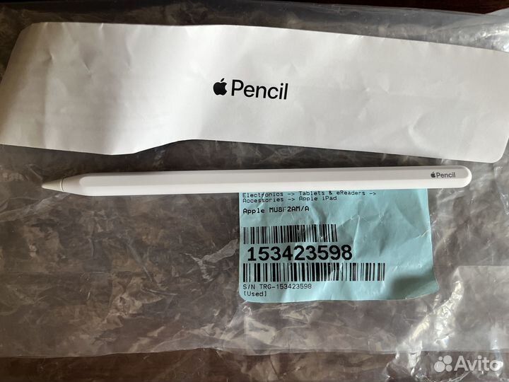 Стилус apple pencil 2