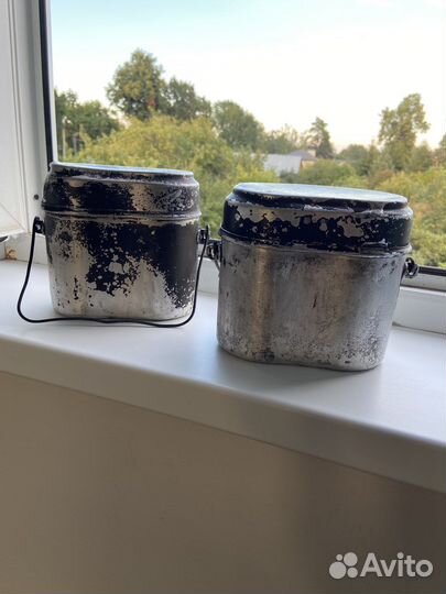 Армейский походный котелок