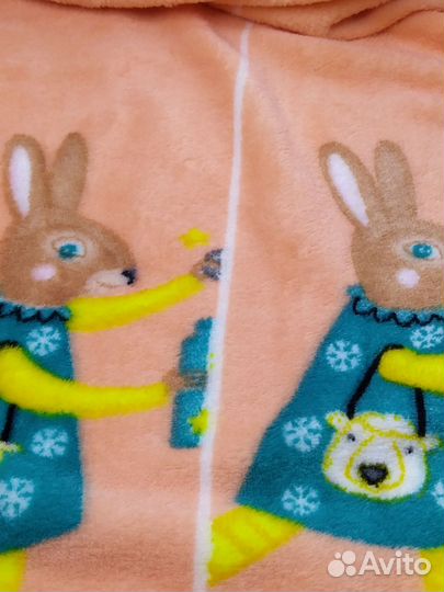 Отрез ткани велсофт