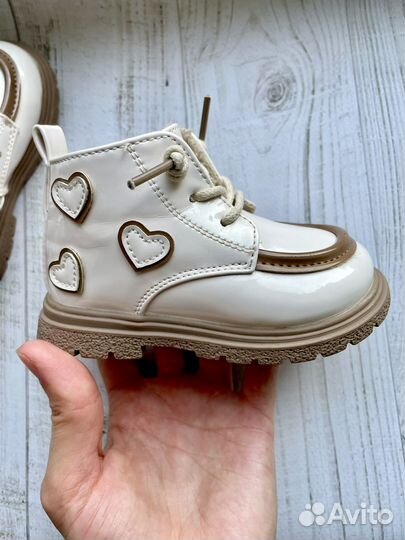 Ботинки демисезонные утепленные для девочки