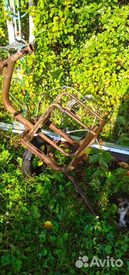 Рама от мотороллера муравей(обрезанная)