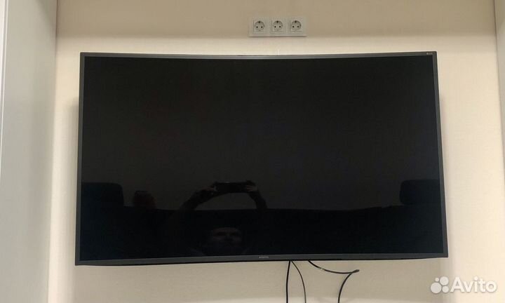 Телевизор Samsung SMART TV 55 изогнутый экран бу