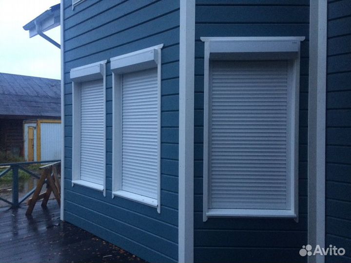 Рольставни на окна в дом 650х1300
